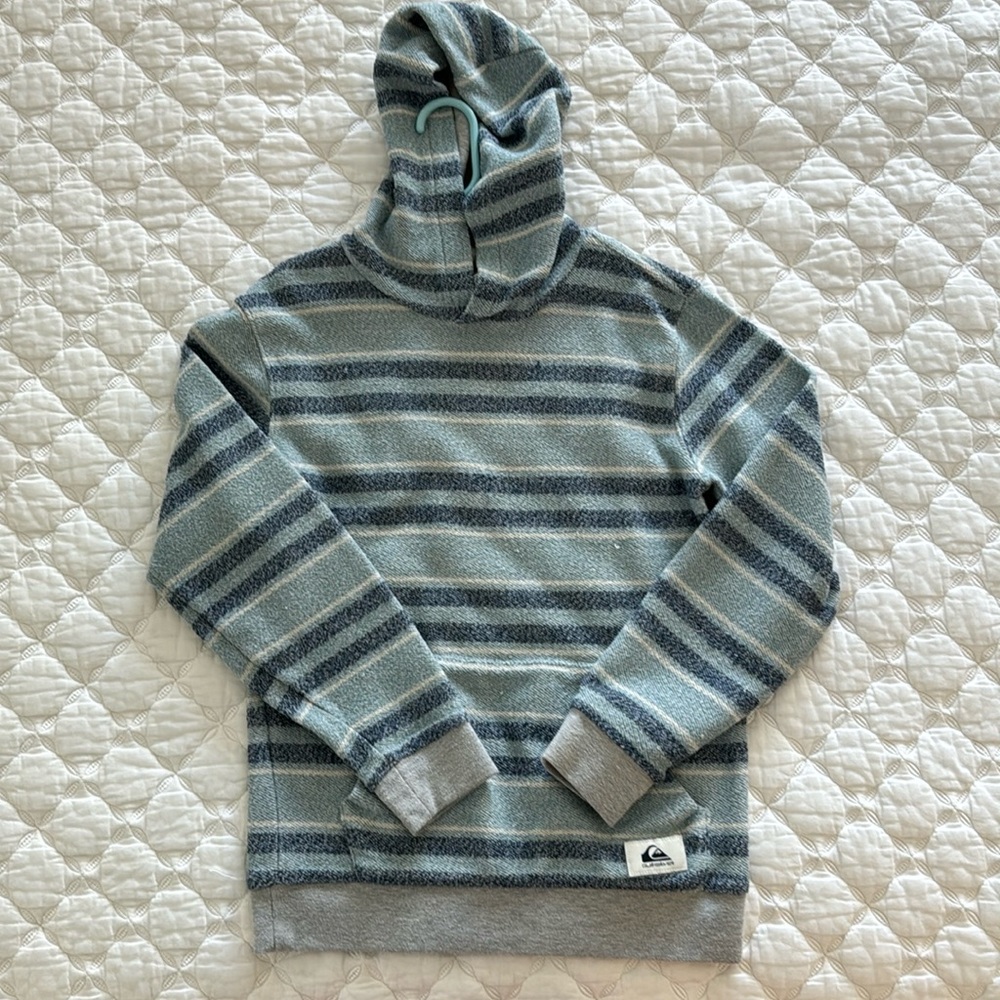 Boy’s Quiksilver Great Otway Hoodie Pullover Sweatshirt-Size S (10)